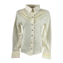 Camisa Gaúcha Feminina Sentinela Manga Longa Com Renda Ref. 75 - Escolha a cor Camisa Gaúcha Feminina Sentinela Manga Longa Com Renda Ref. 75 - Escolha a cor