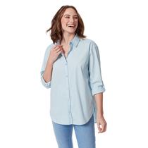 Camisa Gloria Vanderbilt Amanda Monograma Cielo Pálido Talla M Camisa Gloria Vanderbilt Amanda Monograma Cielo Pálido Talla M