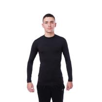 Camisa Gola Baixa Careca Premium Masculino com Manga Longa Proteção Solar UV 50+ UVA e UVB.