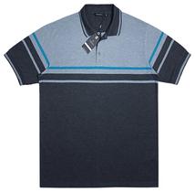 Camisa Gola Listrada Polo Masculina Camiseta Blusa Tamanho Extra Grande