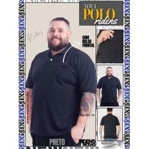 Camisa Gola Polo Com Bolso Masculina Tecido Premium e Ótimo Acabamento Plus Size