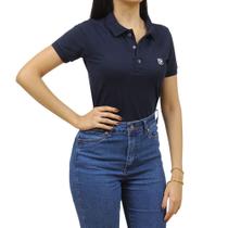 Camisa Gola Polo Feminina Azul Marinho Cowboy Winner 37687 Camisa Gola Polo Feminina Azul Marinho Cowboy Winner 37687