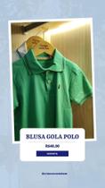 Camisa gola polo infantil Camisa gola polo infantil
