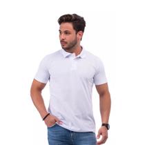 Camisa gola polo malha piquet masculino lisa básica