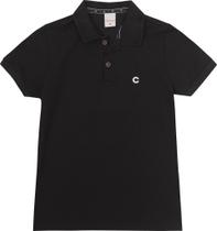 Camisa Gola Polo Manga Curta Algodão Infantil Básica