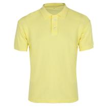 Camisa Gola Polo Masculina Algodão Lisa Manga Curta Cores