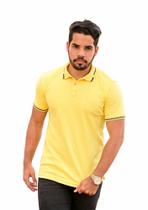 Camisa Gola Polo Masculina Manga Curta Lisa Premium 100% Algodao