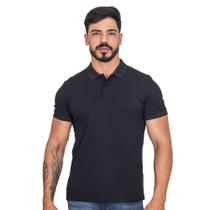 Camisa Gola Polo Masculina Piquet Lisa Slim Manga Curta