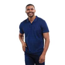 Camisa Gola Polo Masculina Xadrez Manga Curta Algodão - John Pull