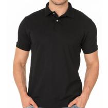 Camisa gola polo preta
