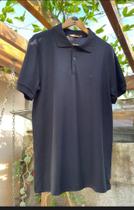 Camisa gola polo preta masculina