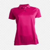 Camisa Gola Polo Rosa