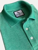Camisa Gola Polo Verde Amazônia Camisa Gola Polo Verde Amazônia