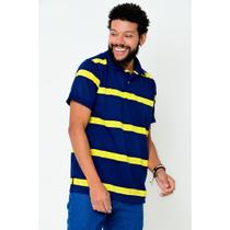 Camisa Gola Polo Zek Masculina Listrada Slim