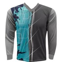 Camisa Goleiro Genoa Com Espuma No Cotovelo Adulto Camisa Goleiro Genoa Com Espuma No Cotovelo Adulto