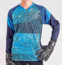 Camisa Goleiro Poker Manga Longa Sublimada Infantil Bold - Ref 04382