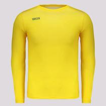 Camisa Gr33n Goiás Térmica 2024 Infantil Amarela