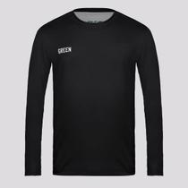 Camisa Gr33n Goiás Térmica 2024 Infantil Preta