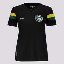 Camisa Gr33n Goiás Treino Atletas 2024 Feminina Preta