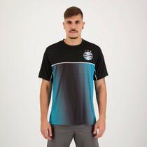 Camisa Grêmio Burke Preta e Turquesa