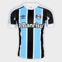 Camisa Grêmio I 21/22 s/n Torcedor Umbro Masculina - Azul e Branco