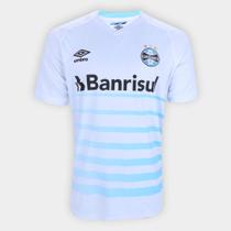 Camisa Grêmio II 21/22 Torcedor Umbro Masculina - Branco+Azul - P