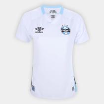 Camisa Grêmio II 22/23 s/n Jogador Umbro Feminina - Branco+Azul