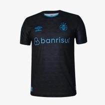Camisa Grêmio III 23/24 s/n Torcedor Umbro Masculina - Preto