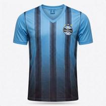 Camisa Grêmio Masculina Listrada Esportiva Tamanho:GGCor:AzulGênero:Masculino Camisa Grêmio Masculina Listrada Esportiva Tamanho:GGCor:AzulGênero:Masculino