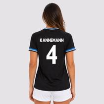 Camisa Grêmio Orion Feminina Preta 4 Kannemann Camisa Grêmio Orion Feminina Preta 4 Kannemann