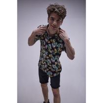 Camisa Guayabera Man Skull Black Rick And Morty Camisa Guayabera Man Skull Black Rick And Morty