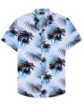 Camisa havaiana Alimens & Gentle para homens com estampa de praia de verão