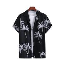 Camisa Havaiana Masculina De Manga Curta Com Estampa 3D Em Patchwork, Roupas De Designer De Rua De Camisa Havaiana Masculina De Manga Curta Com Estampa 3D Em Patchwork, Roupas De Designer De Rua De