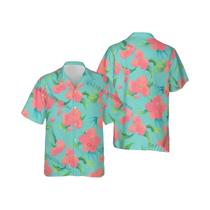 Camisa Havaiana Saja para Meninos, Estilo Coreano, Estampa de Filme, Moda Trendy, Roupa de Cosplay Camisa Havaiana Saja para Meninos, Estilo Coreano, Estampa de Filme, Moda Trendy, Roupa de Cosplay