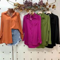 Camisa Heart com detalhe de coração nos botões e bolso