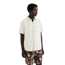 Camisa Hering Básica Manga Curta Masculina Slim Em Linho