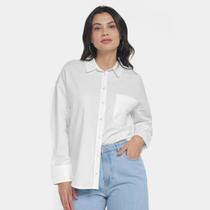 Camisa Hering Lisa Manga Longa Feminina