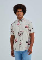 Camisa Hering Masculina Manga Curta Em Linho Off White Camisa Hering Masculina Manga Curta Em Linho Off White