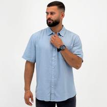 Camisa Hering Slim Manga Curta em Linho Masculina Camisa Hering Slim Manga Curta em Linho Masculina