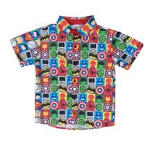 Camisa Heróis Gibi Festa Infantil