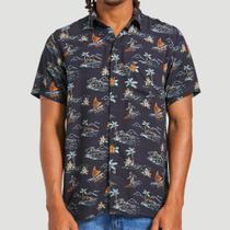 Camisa Hurley Reta Aloha - PRETO