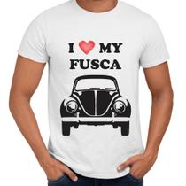 Camisa I Love My Fusca Carros Antigos - Web Print Estamparia