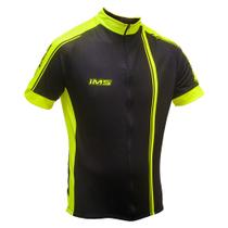 Camisa ims citrino bike preta e amarela tamanho g