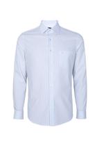 Camisa Individual Comfort Fio Tinto Listrado Branco Camisa Individual Comfort Fio Tinto Listrado Branco