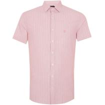 Camisa Individual Slim Henrique In24 Rosa Claro Masculino