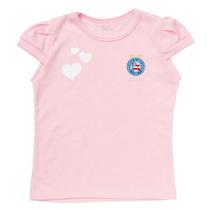 Camisa Infantil Bahia Baby Look Rosa Oficial