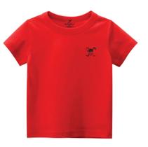 Camisa Infantil Camiseta Basica Polo Baby Manga Curta Blusa Casual Algodão