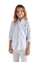 Camisa Infantil Cont Ml Oxford Reserva Mini