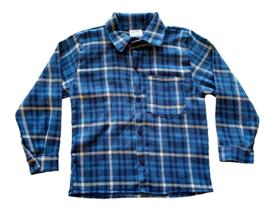 Camisa infantil flanelada xadrez manga longa - roupa de menino ideal para festa junina e quadrilha