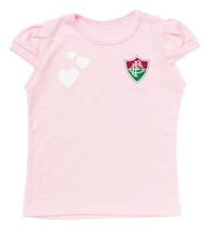 Camisa Infantil Fluminense Baby Look Rosa Oficial Camisa Infantil Fluminense Baby Look Rosa Oficial